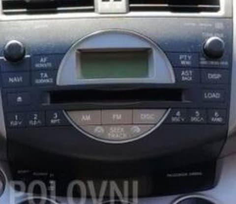 Auto radio Toyota RAV4 XA3 — Toyota RAV4 XA3 2007