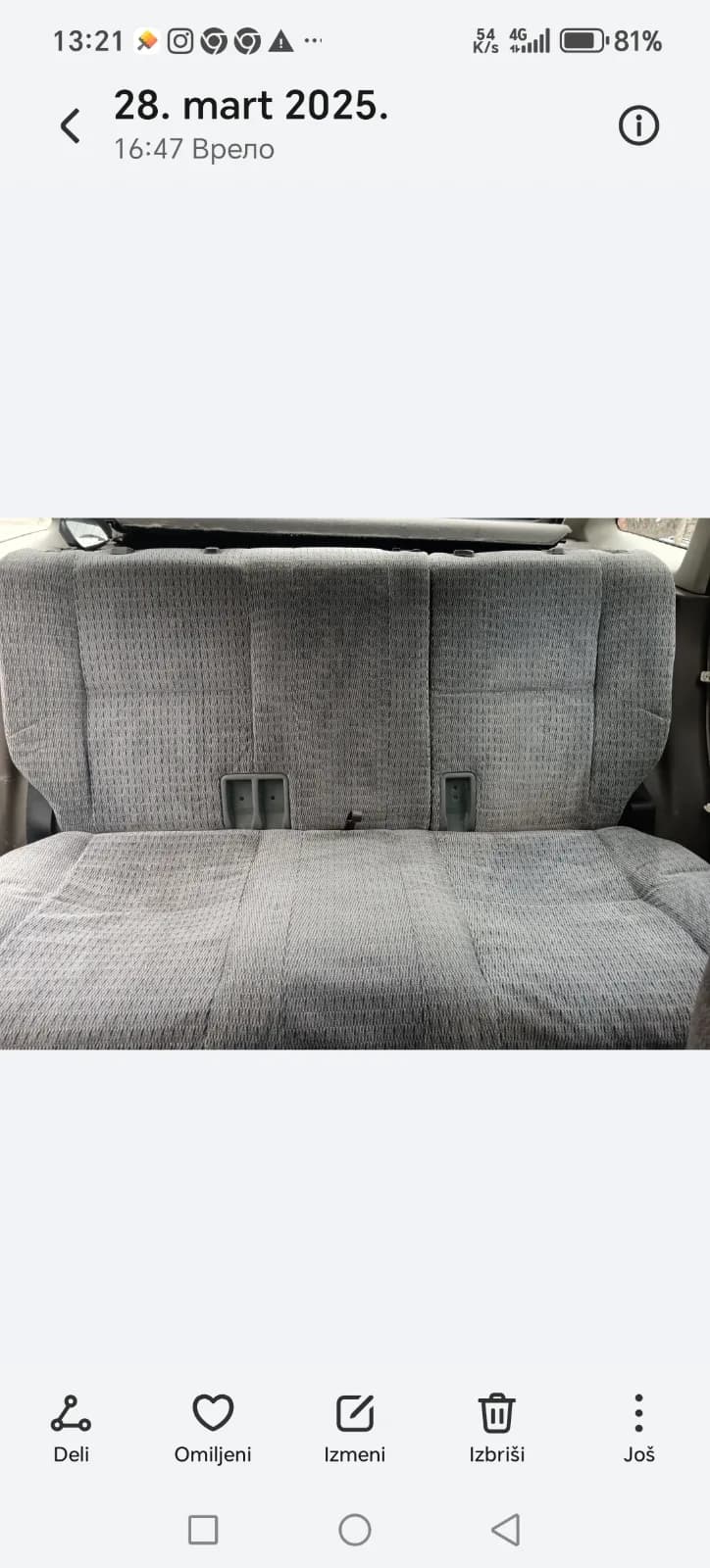 Sedišta Honda Civic 6 — Honda Civic 6 1991 (fotografija 1 od 3)