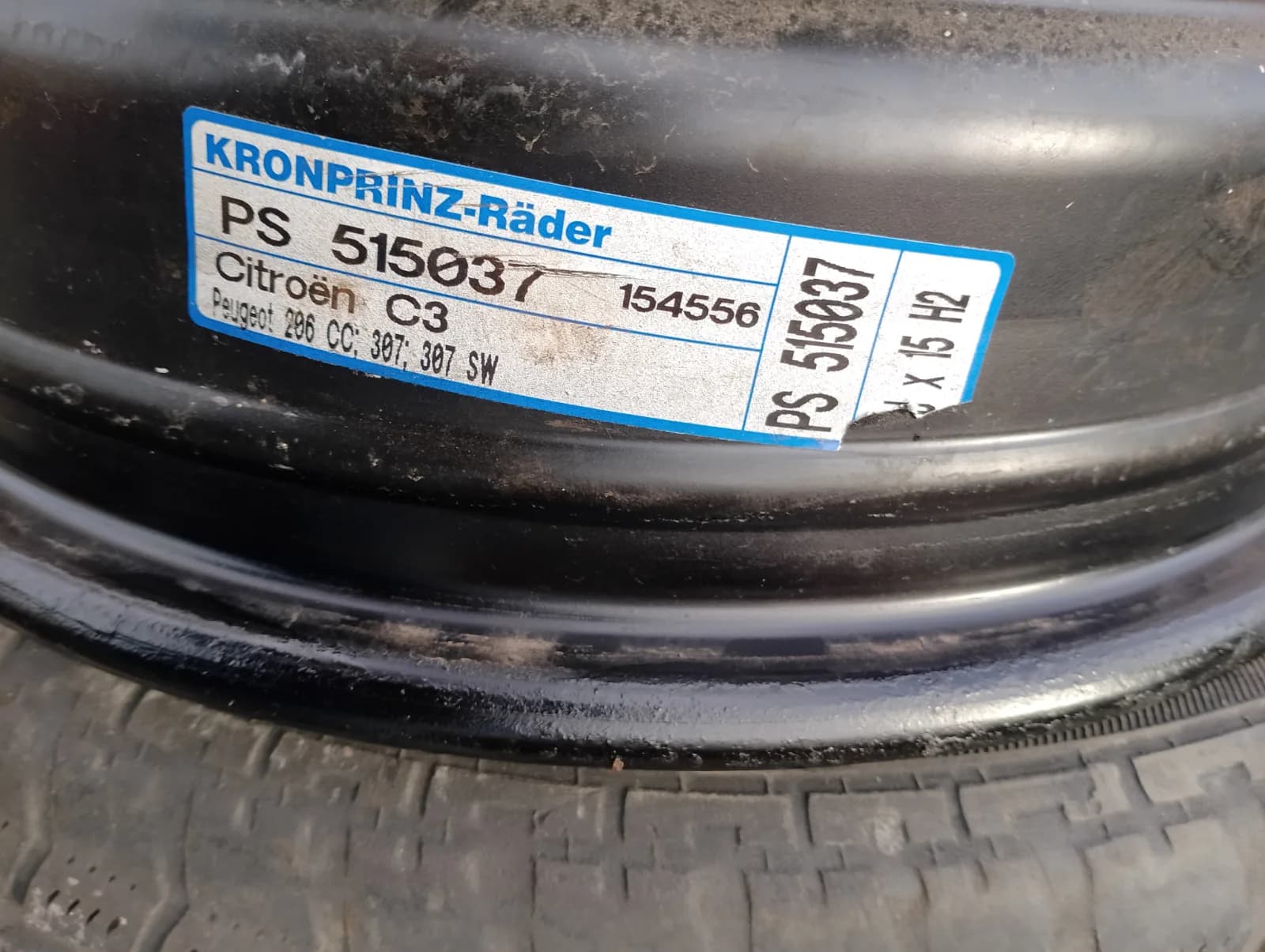 Felna Citroen 14" — Citroën C3 3 (fotografija 1 od 2)